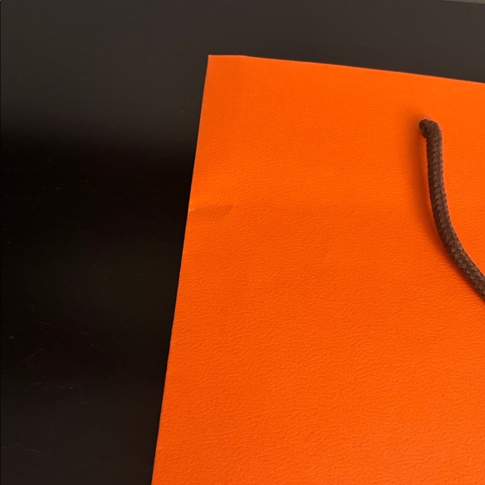 Hermes Orange Shopping Bag - Picture 7 of 11